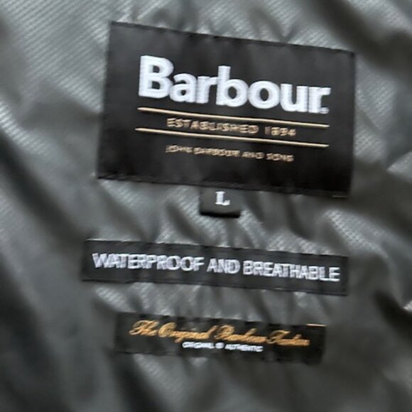 *NWT* Barbour® Humbelton Waterproof Jacket - Size L (Unisex) - Picture 10 of 13